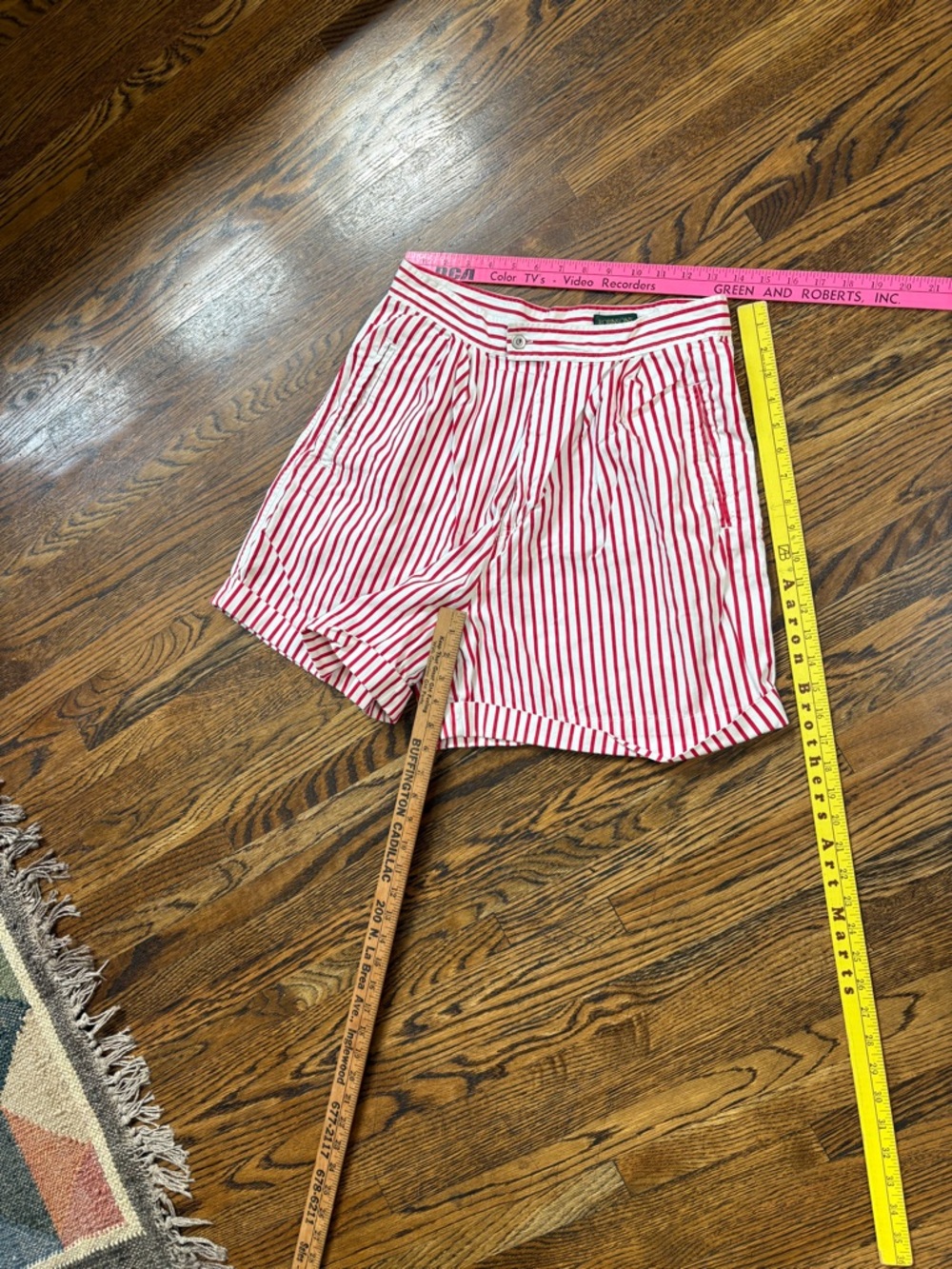Vintage Robinson’s cuffed Bermuda shorts